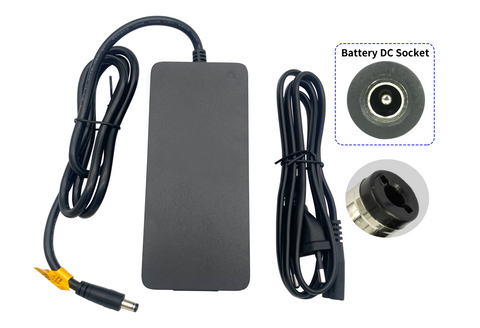 Fietsacculader (42V 2A met DC 2.1-interface)